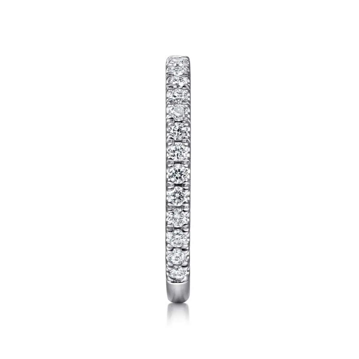 14K White Gold Stackable Diamond Ring - LR50992W45JJ