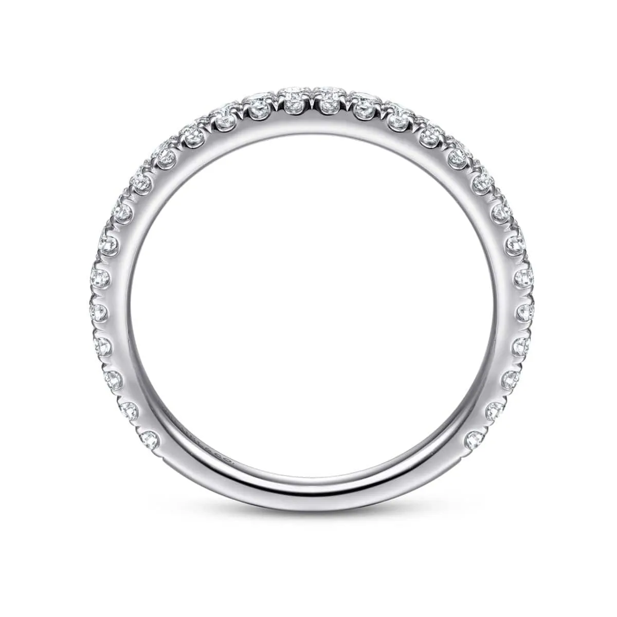 14K White Gold Stackable Diamond Ring - LR50992W45JJ