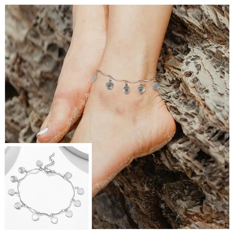 Adjustable Summer Beach Snake Chain Anklet