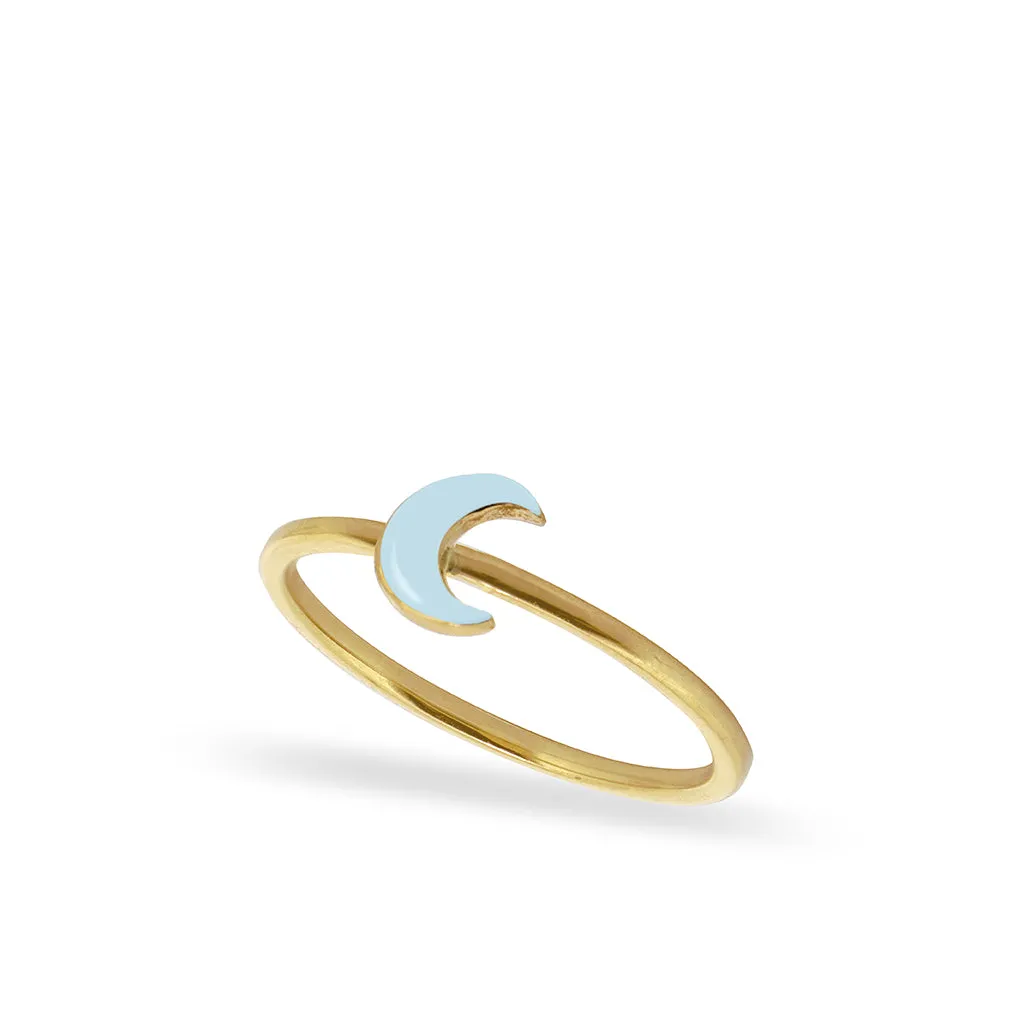 Alex Woo Mini Additions™ Moon Stackable Ring