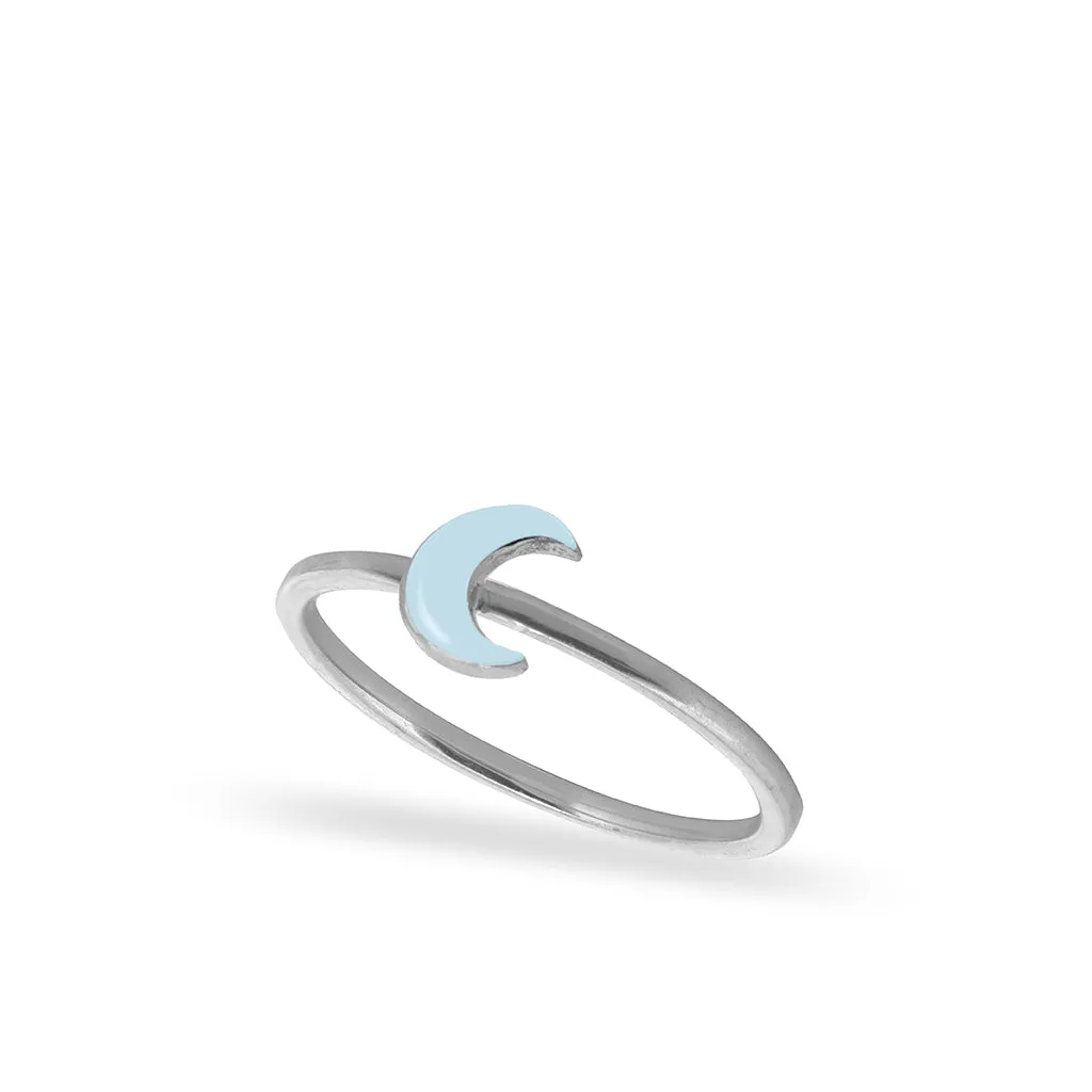 Alex Woo Mini Additions™ Moon Stackable Ring