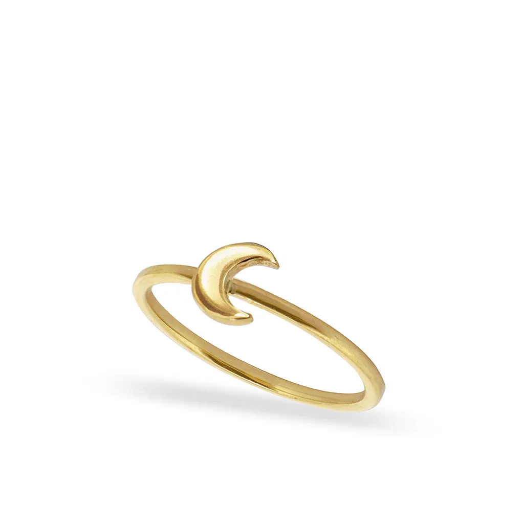 Alex Woo Mini Additions™ Moon Stackable Ring