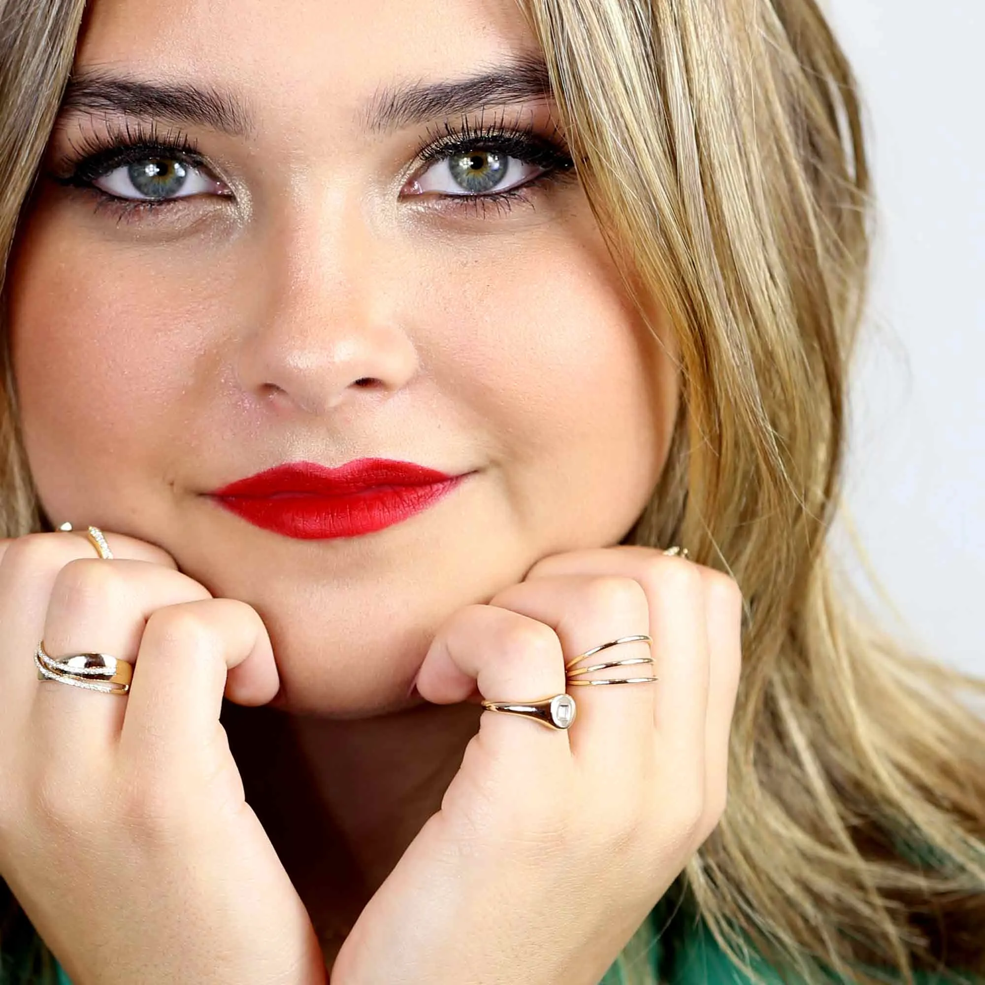 Alijah Criss Cross Diamond Ring