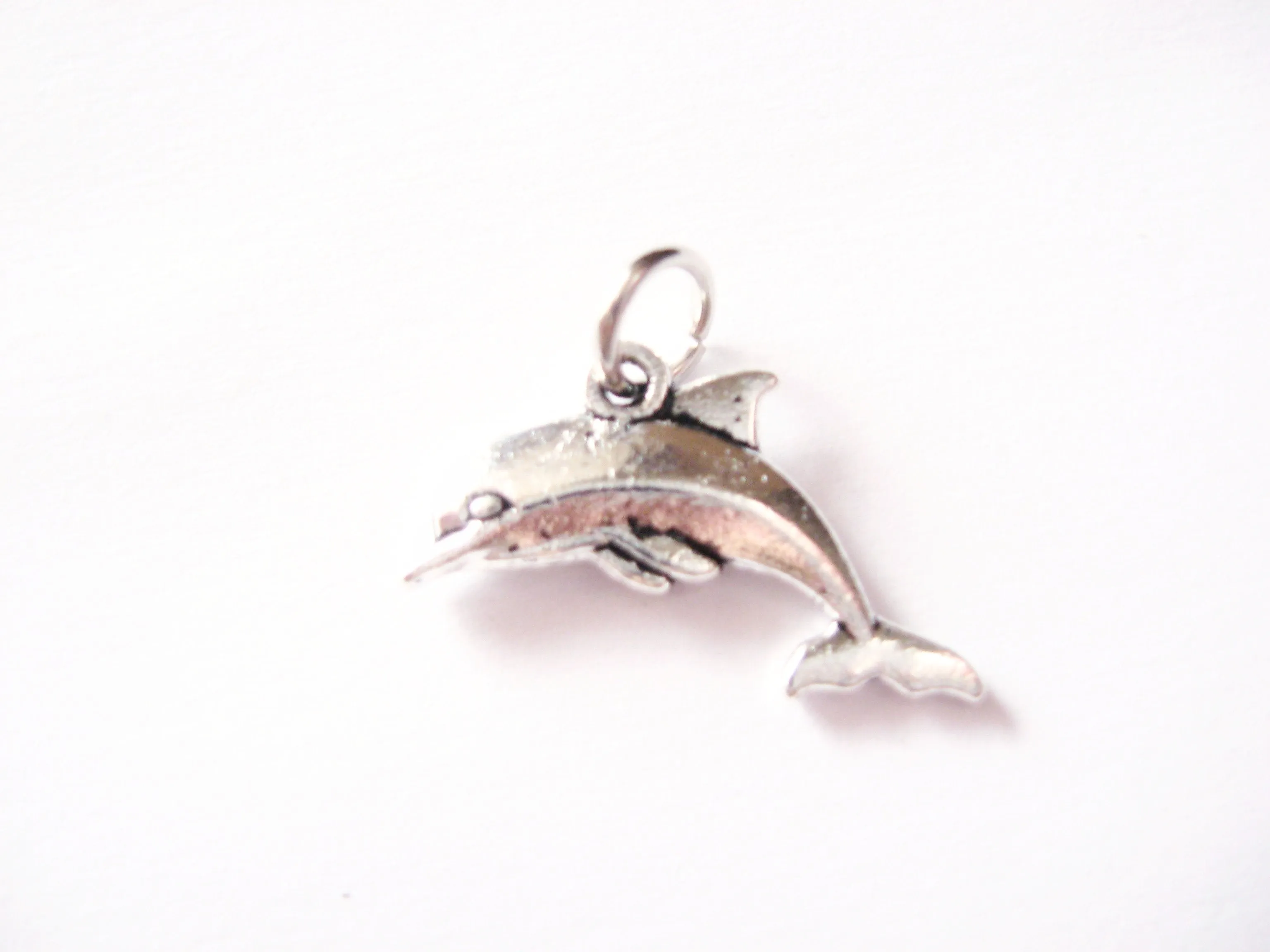 Antique Silver Dolphin Pendant Charms