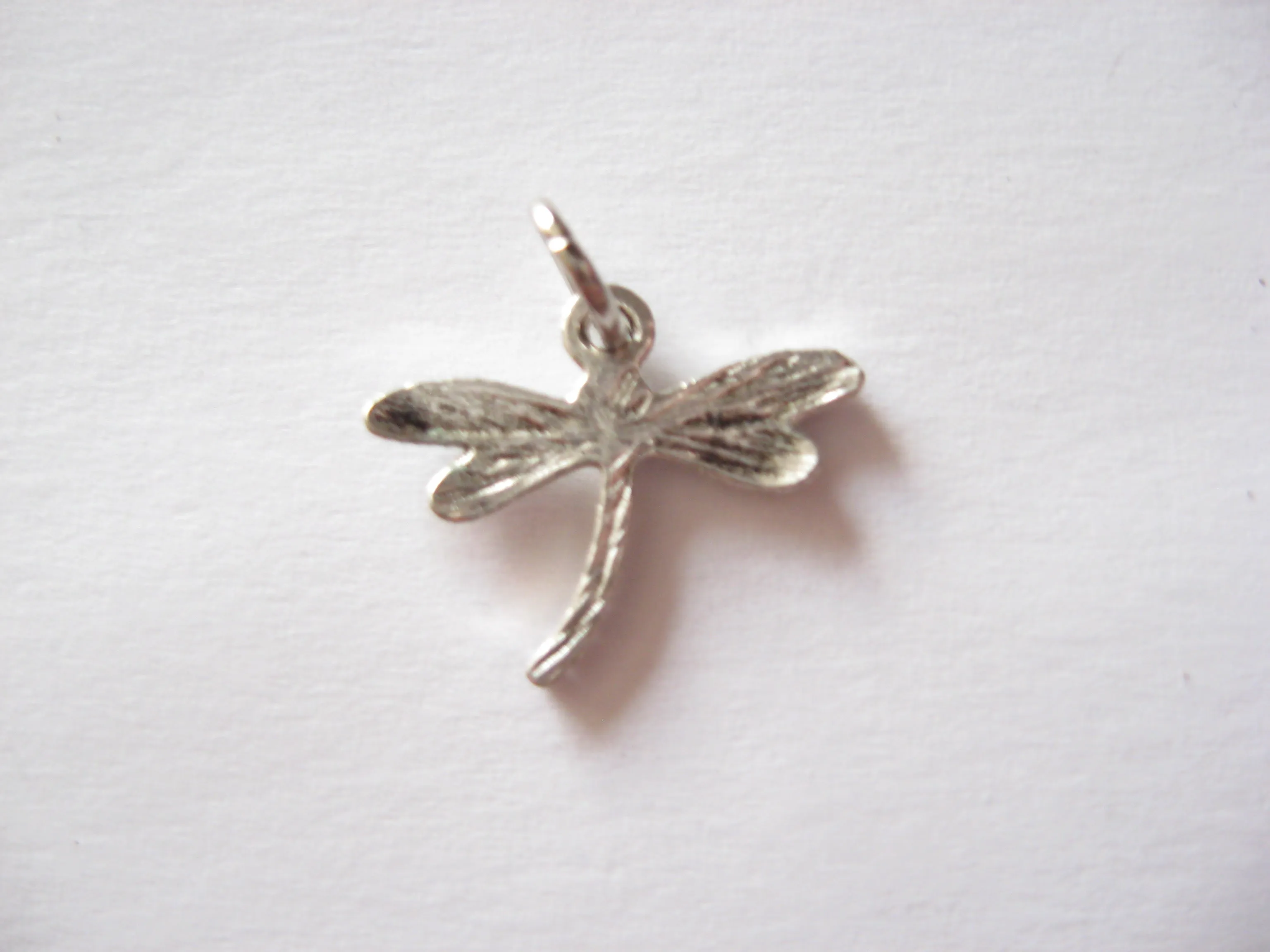Antique Silver Dragonfly Pendant Charms