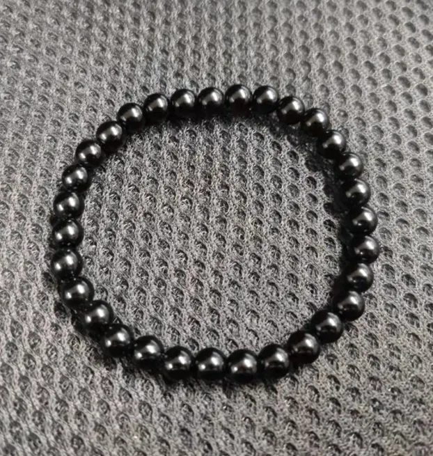Black Obsidian Slimming Magnetic Anklet