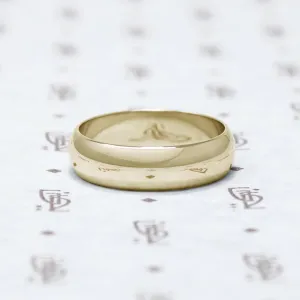 Classic Half Round Wedding Band