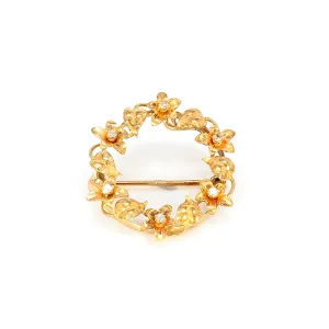 Edwardian Floral Pin