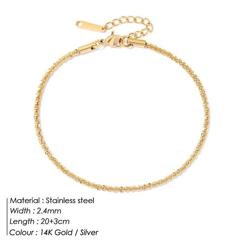 Fish Lips Chain Anklet