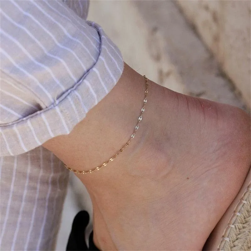 Fish Lips Chain Anklet