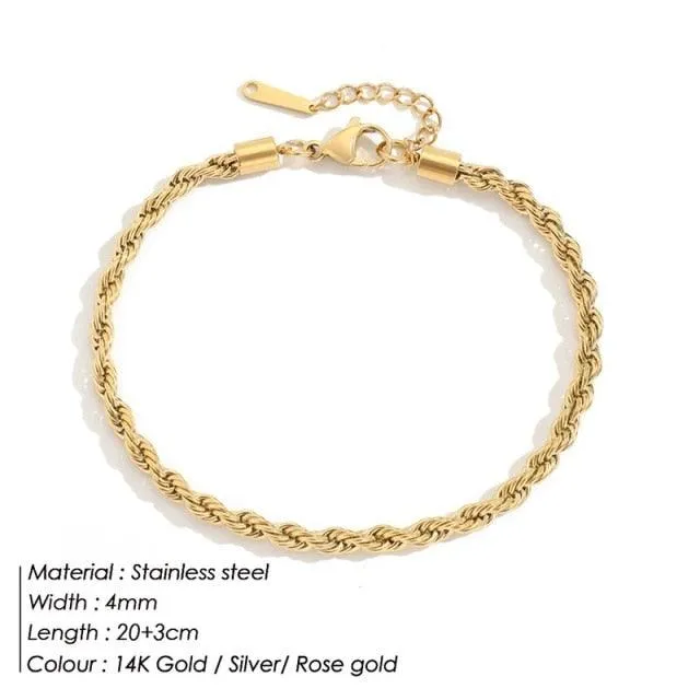 Fish Lips Chain Anklet