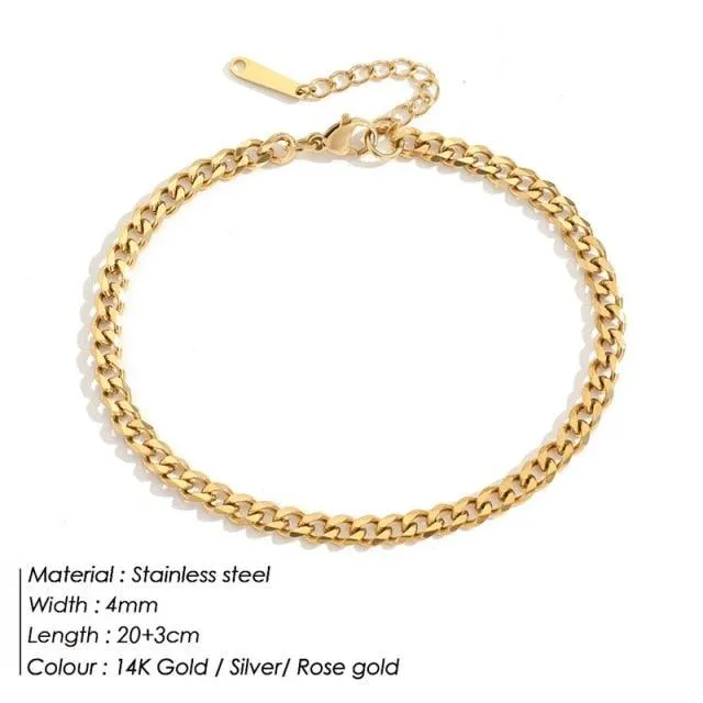 Fish Lips Chain Anklet
