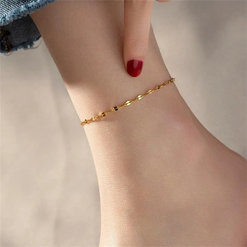 Fish Lips Chain Anklet