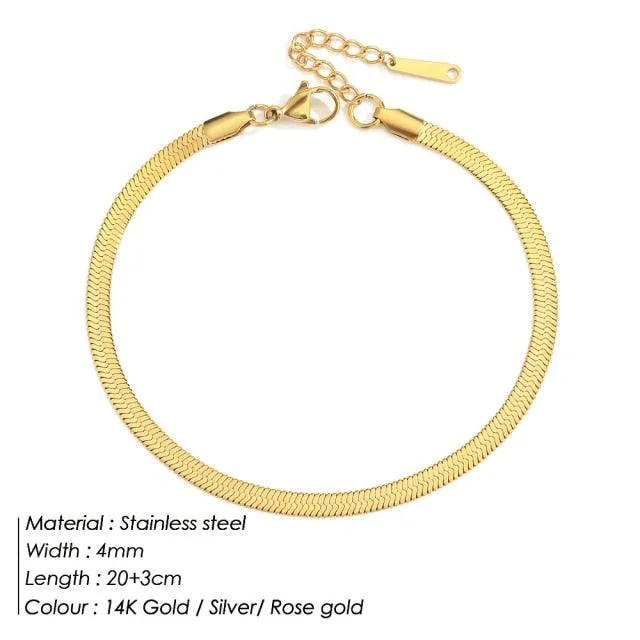 Fish Lips Chain Anklet