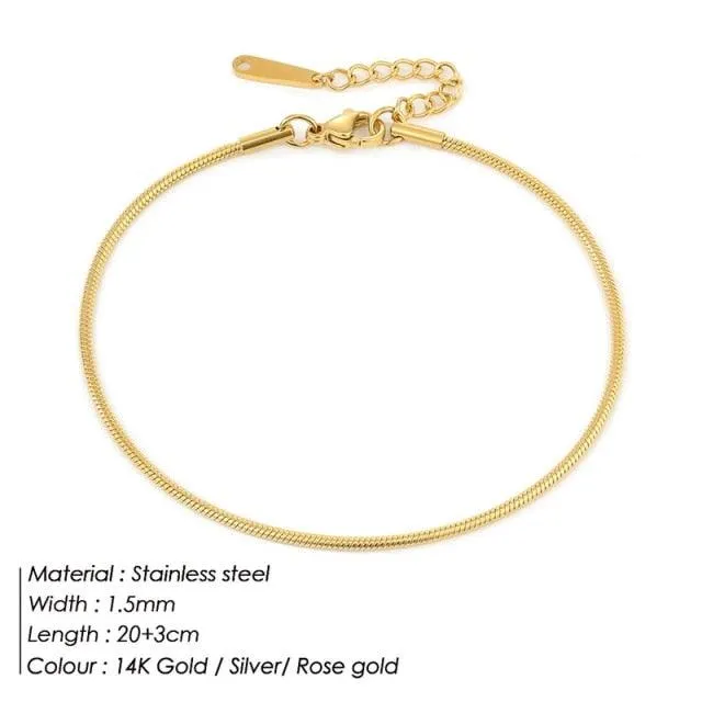 Fish Lips Chain Anklet