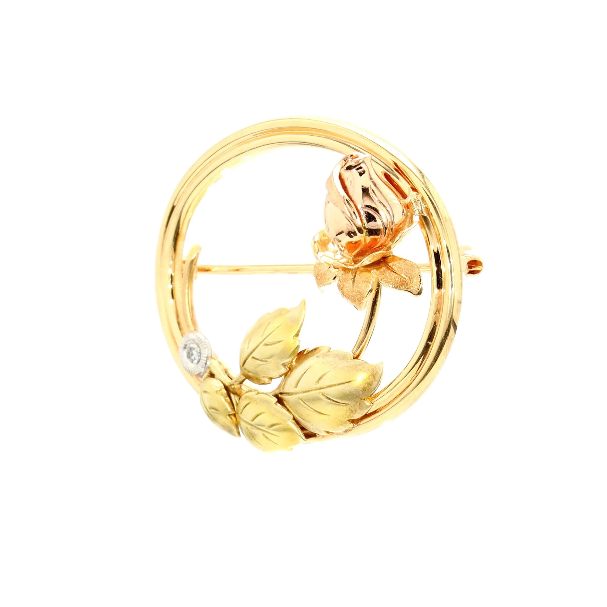 Floral Retro Pin
