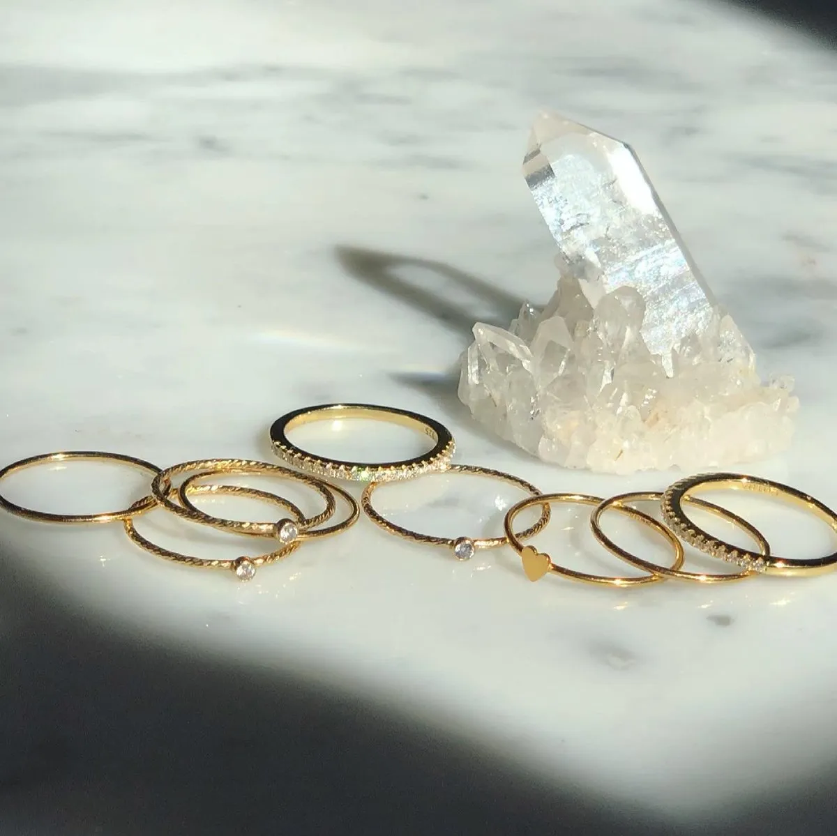 Gold Filled Wire Stack Ring
