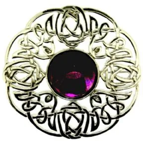 Large Pewter Brooch