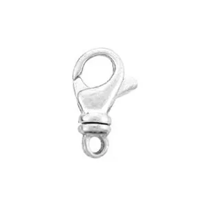 Lobster Clasps, Swivel Curved 16mm, Sterling Silver (1 Piece)