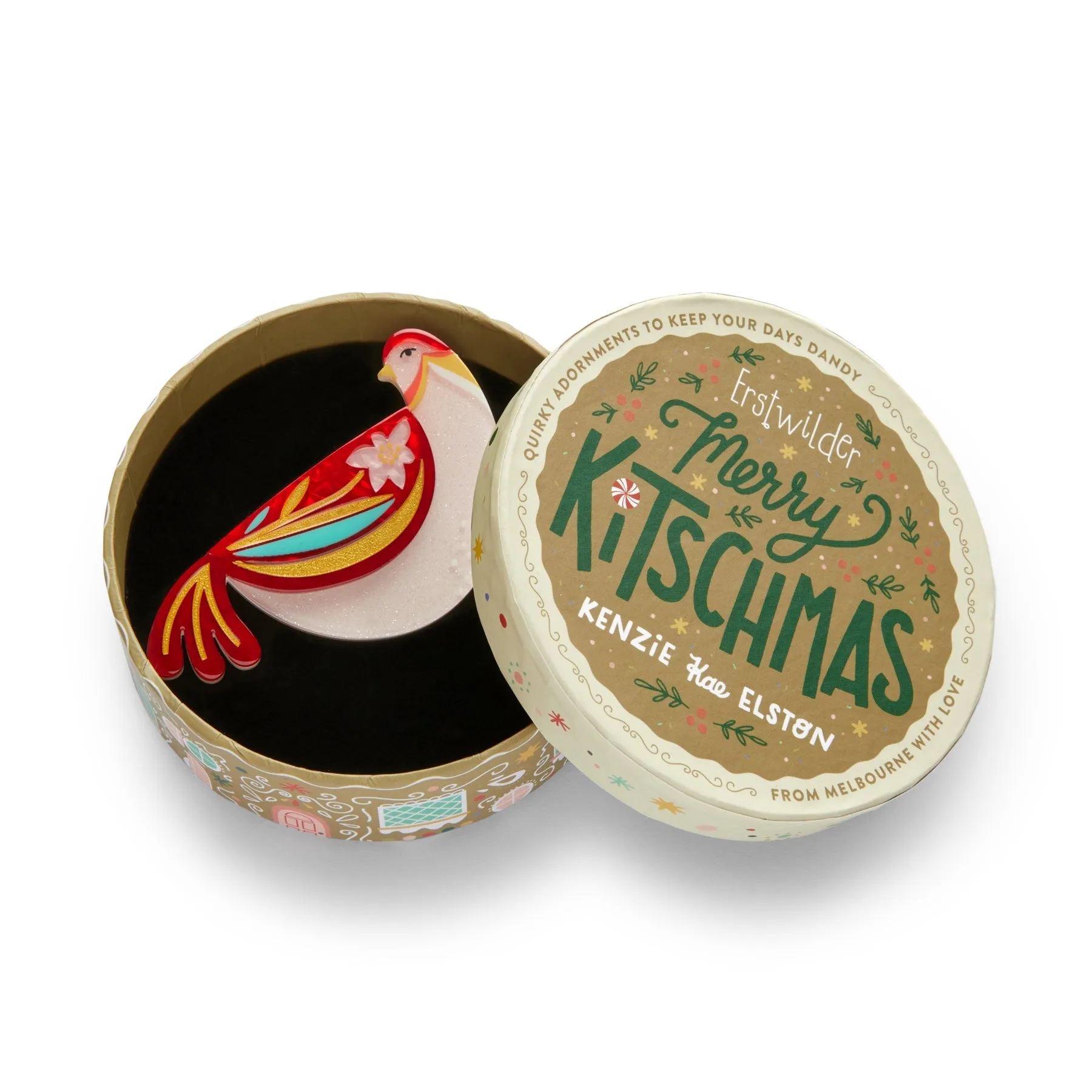 Merry Kitschmas Collection Partridge Perfection Brooch