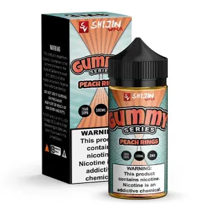Peach Rings by Shijin Vapor Gummy O's Series 100mL