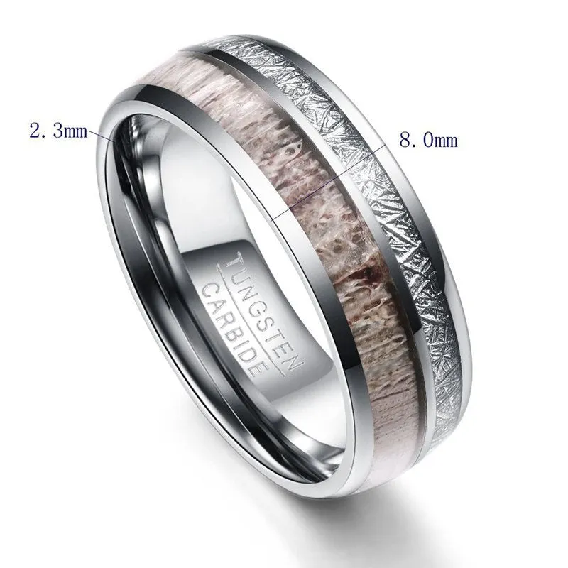 Pure Tungsten Carbide Steel Men's Ring
