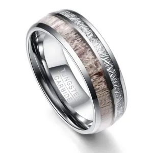 Pure Tungsten Carbide Steel Men's Ring
