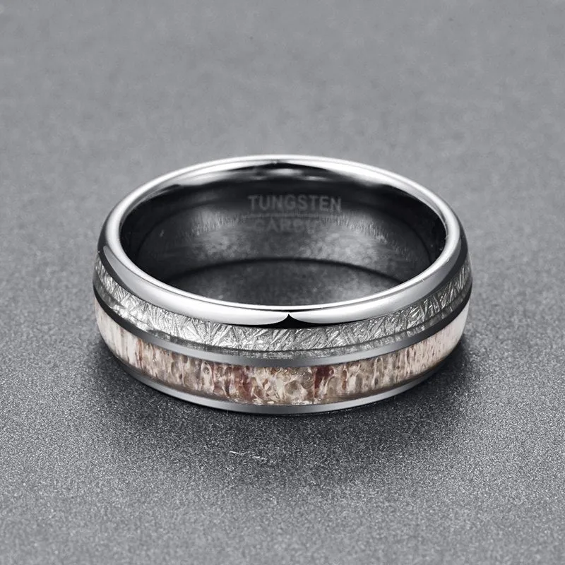 Pure Tungsten Carbide Steel Men's Ring