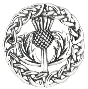 Round Thistle Brooch