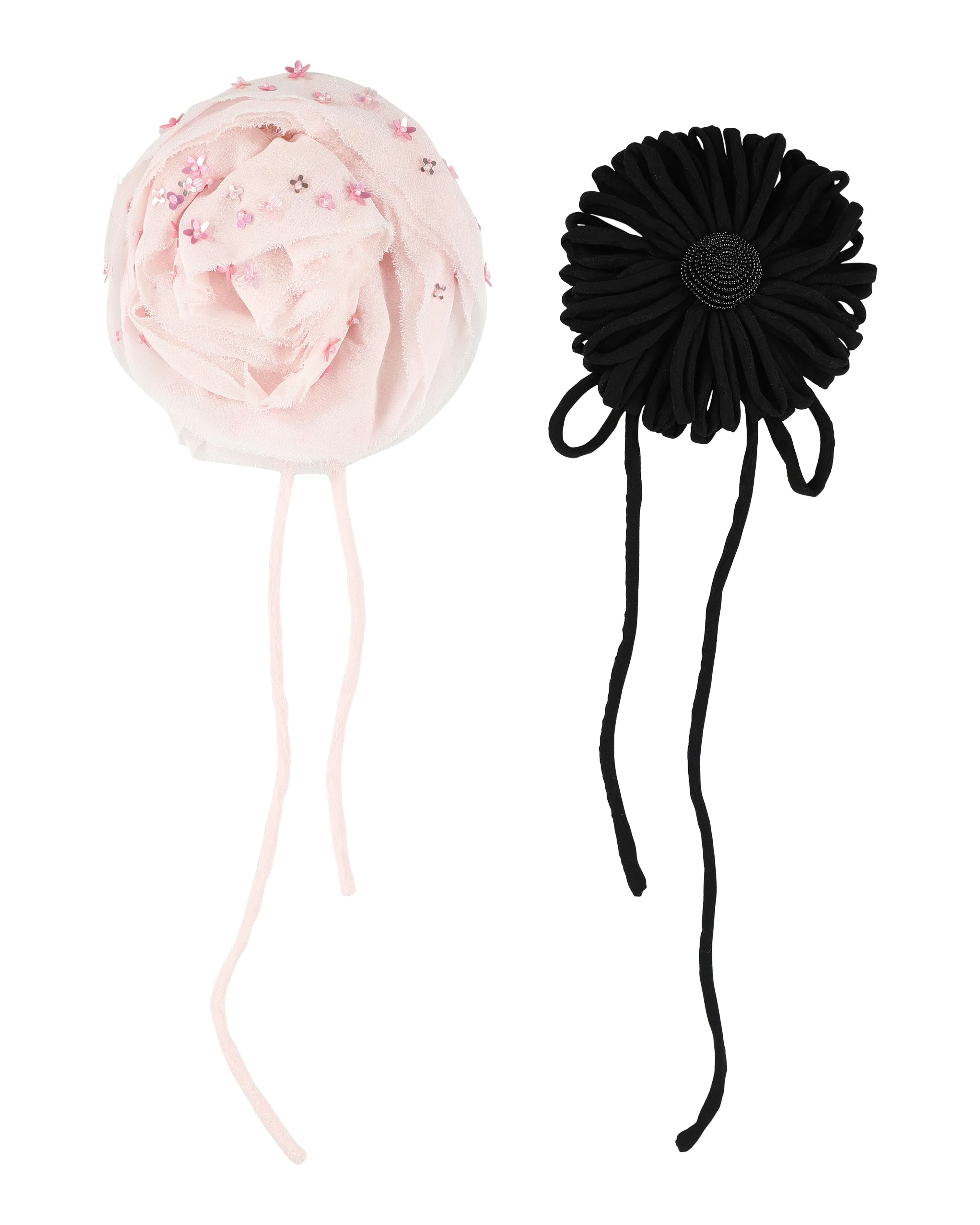 Set of Daisy & Rose Brooch