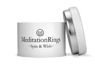Shanti Sterling Silver Anxiety Ring