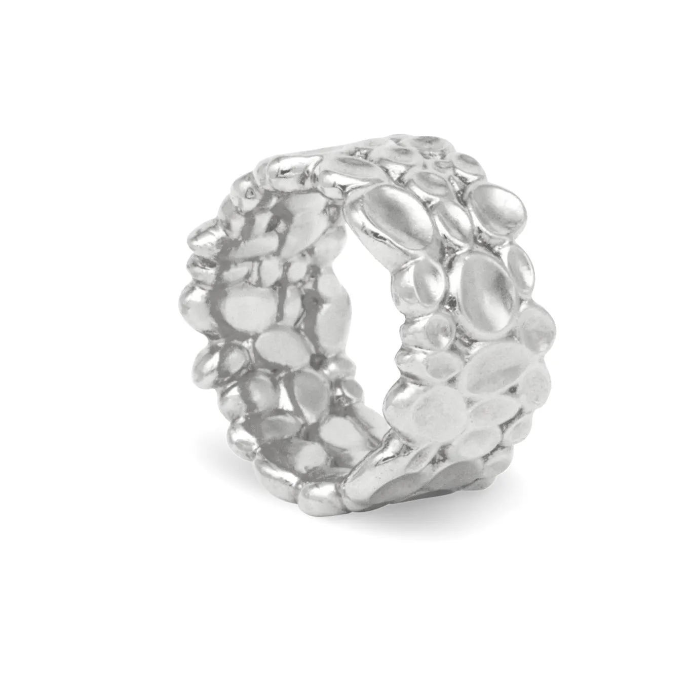 Shimmer Wide Ring Sterling Silver