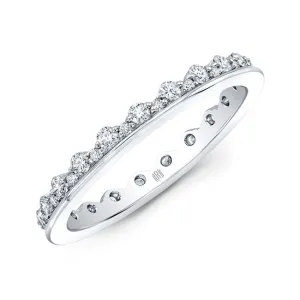 Skeie's Legacy Collection Off-Set Diamond Band