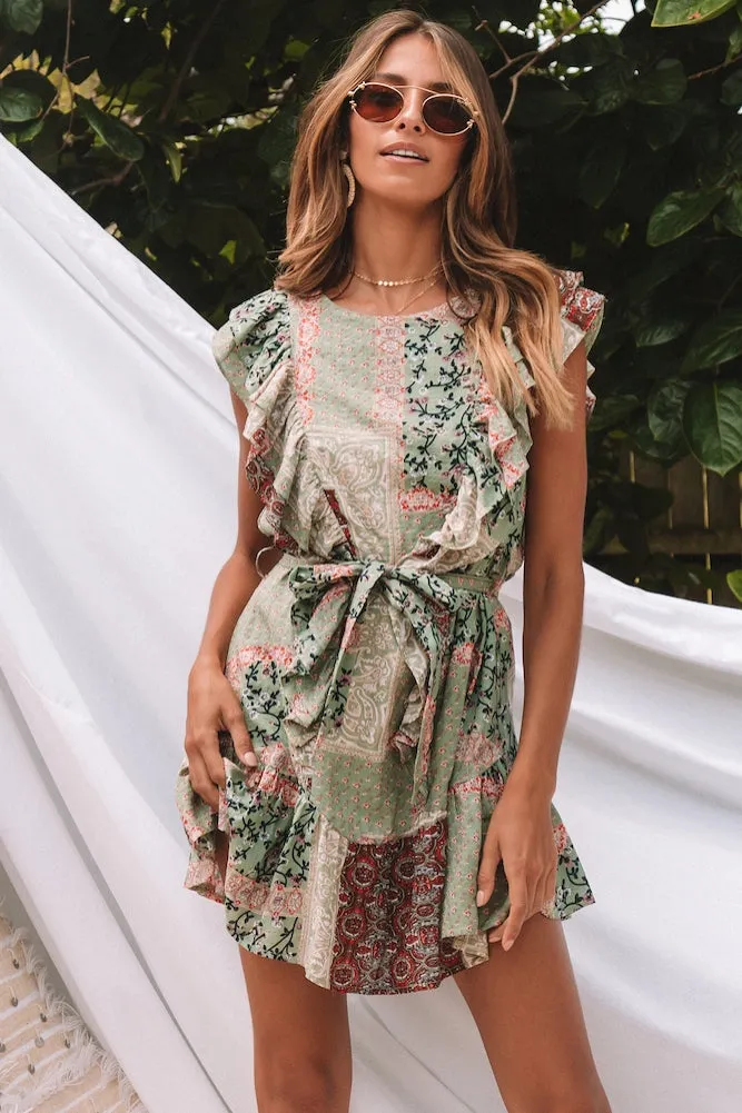 Solstice Dress Olive
