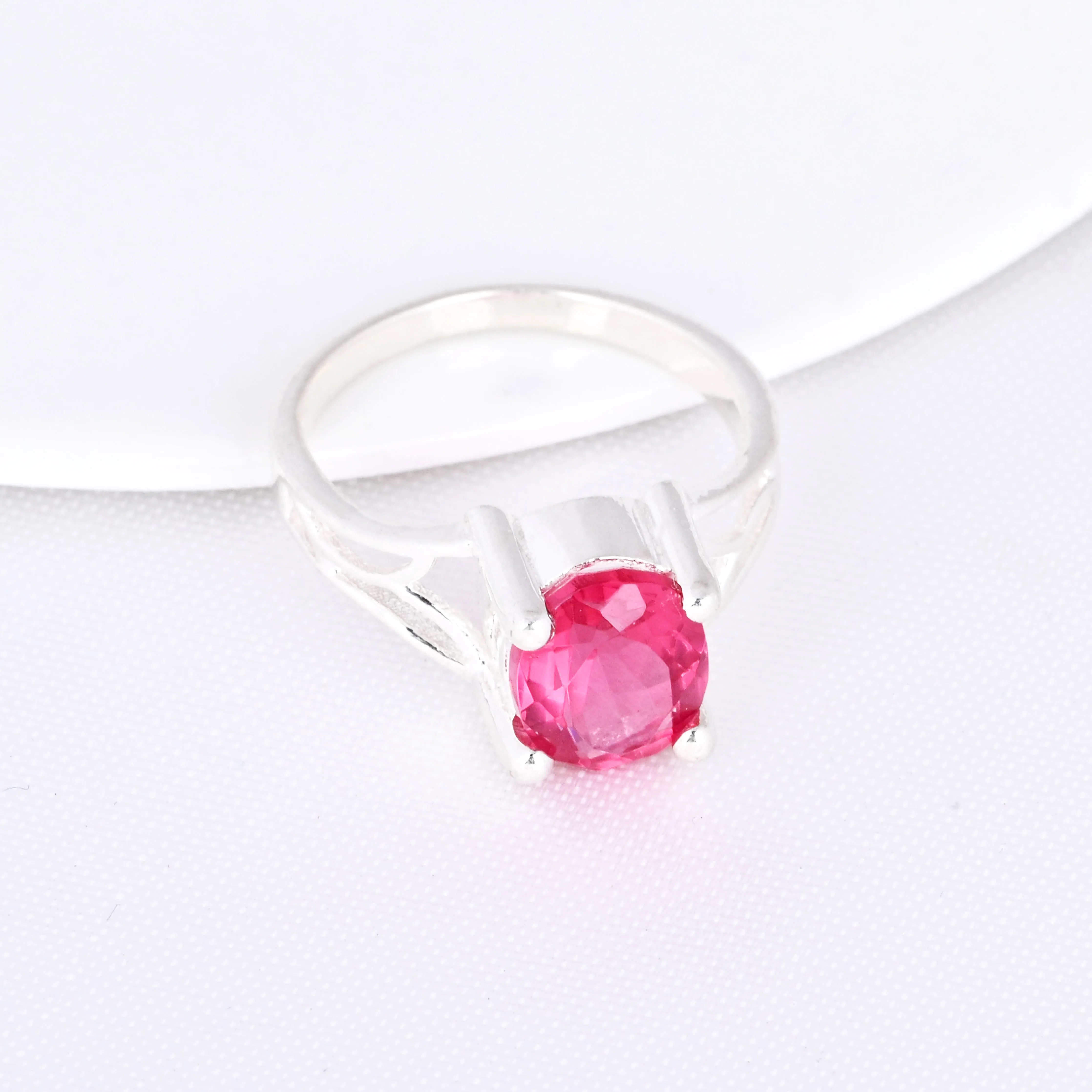 Spinel Gemstone Engagement Ring