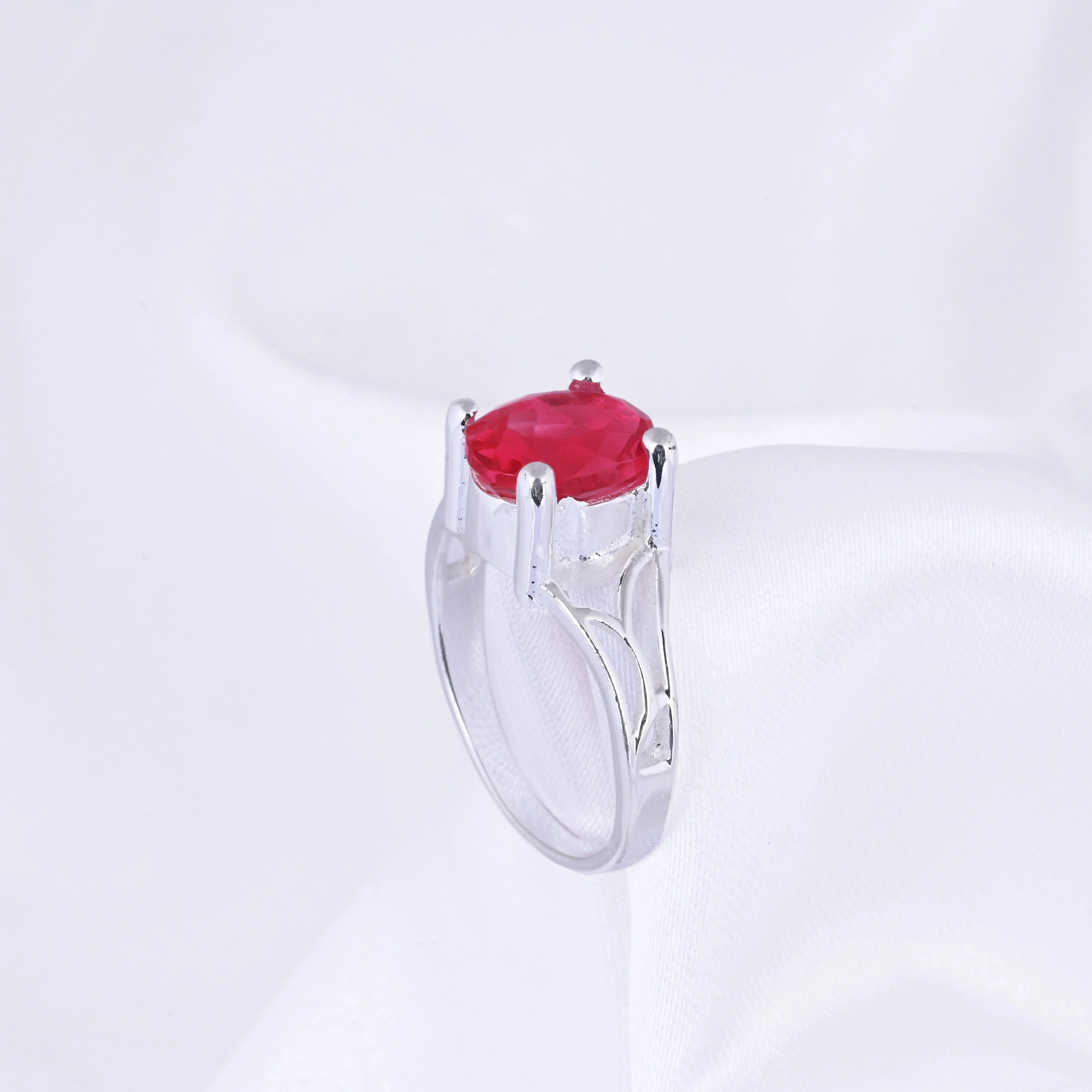 Spinel Gemstone Engagement Ring