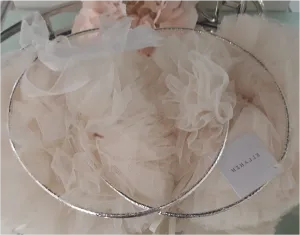 Wedding Crowns (Stefana) -  Deluxe Silver Hammered
