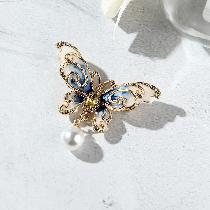 XSB051 - Retro Butterfly Brooch