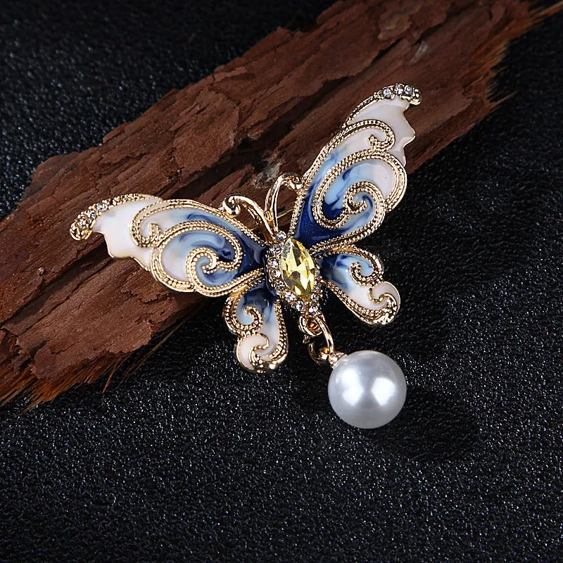 XSB051 - Retro Butterfly Brooch